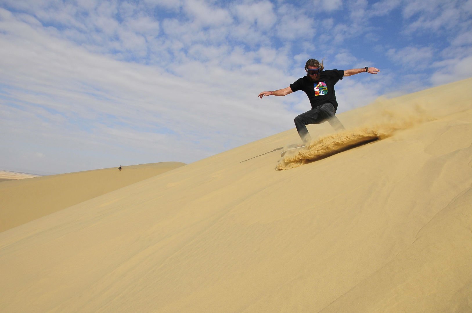 sandboarding Experience Backpacking